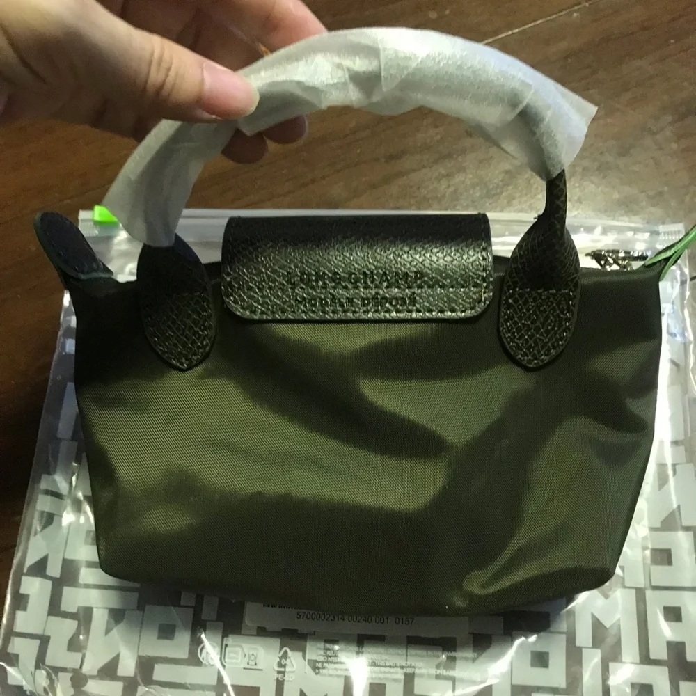 Longchamp Loden Small Top-Handle Cosmetic Pouch